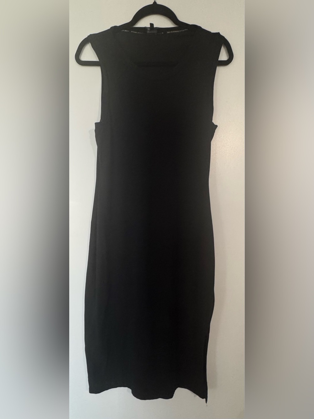 Wilfred Black Sleeveless Side Slit Midi Dress Size Large